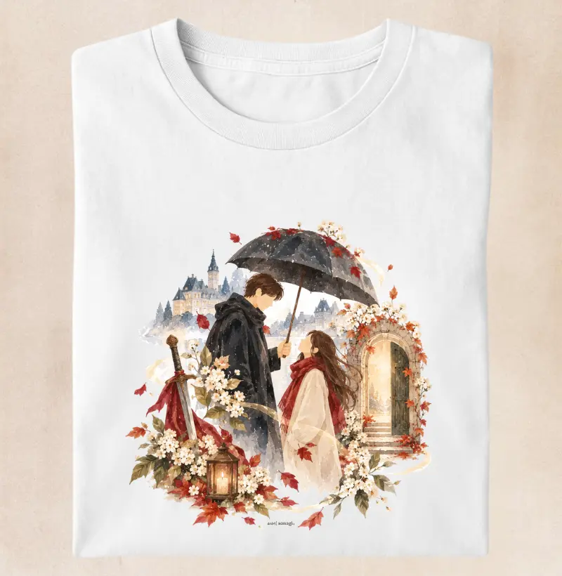 Solitário, Inverno e Eternidade | Camiseta Dorameira em Aquarela - Camiseta