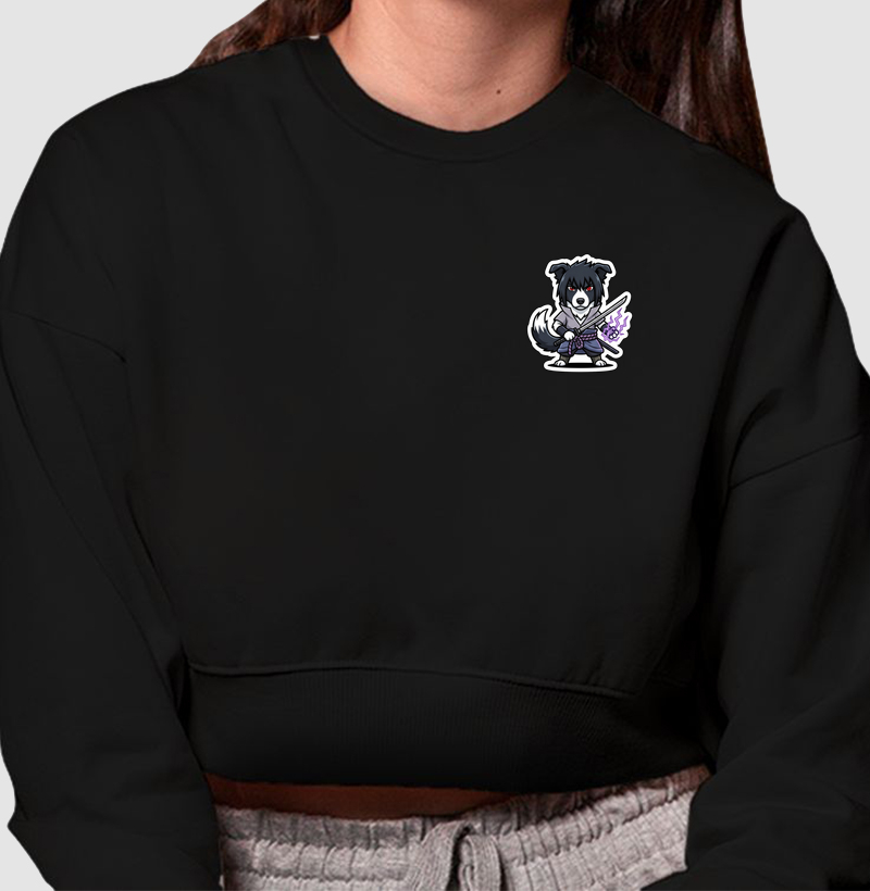 Cropped Moletom Collie Uchiha
