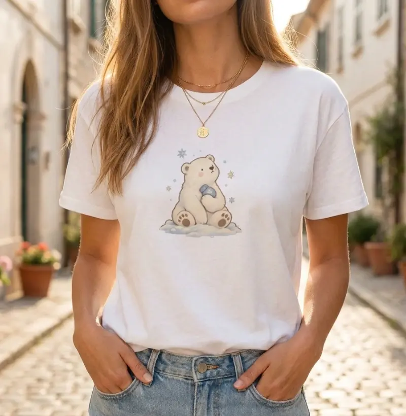 Urso Polar com Luva