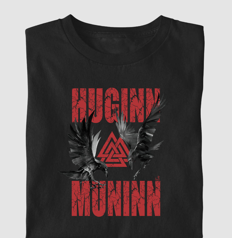 Camiseta Huginn e Muninn