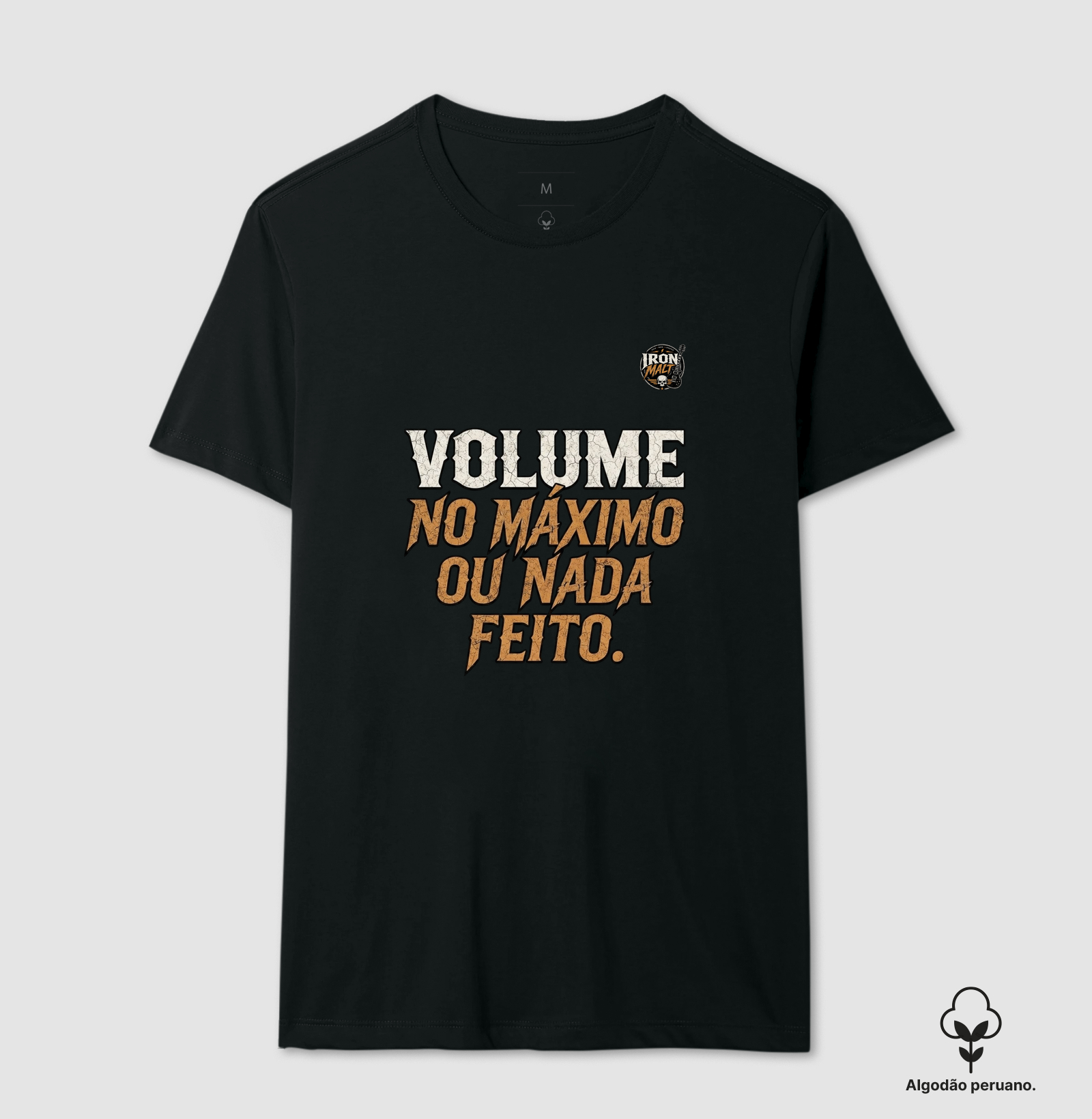 Volume no máximo ou nada feito