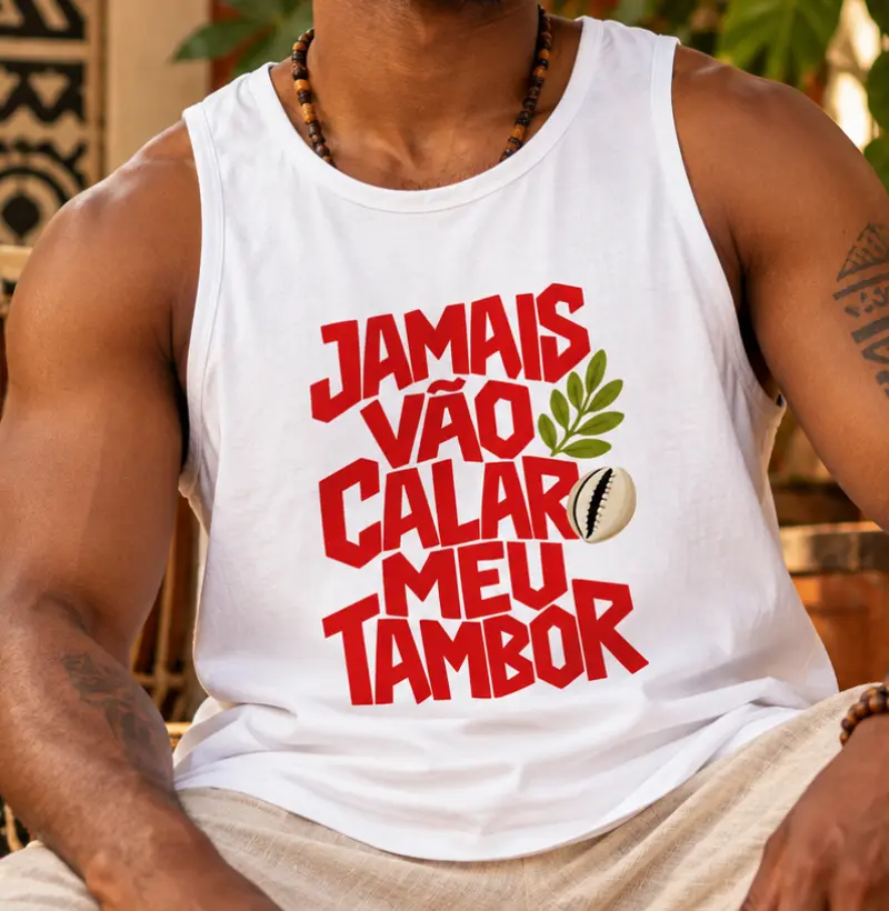JAMAIS VÃO CALAR MEU TAMBOR - Regata