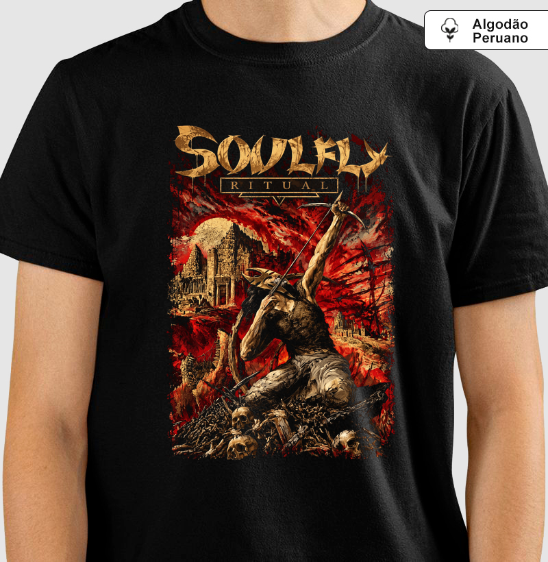 Camiseta Premium - Soulfly