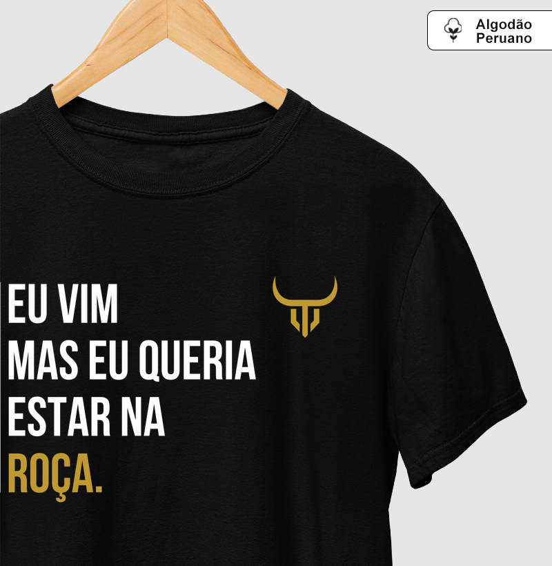 Eu vim mas eu queria estar na roça