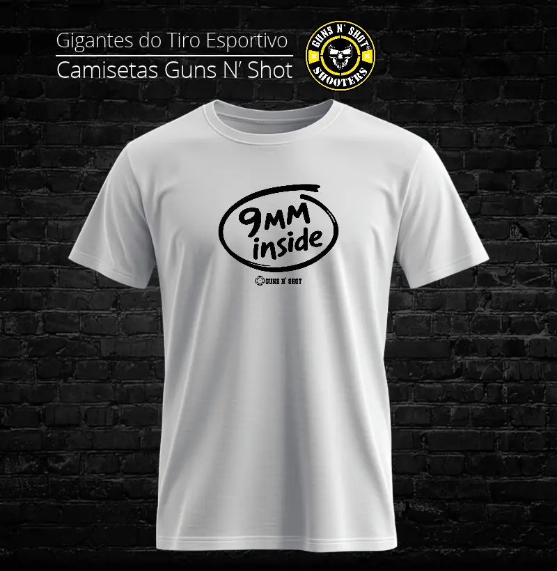 9mm Inside Cac Tiro Esportivo - Camiseta