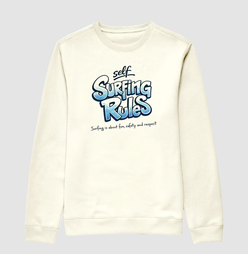 SURFING RULES - Suéter Moletom
