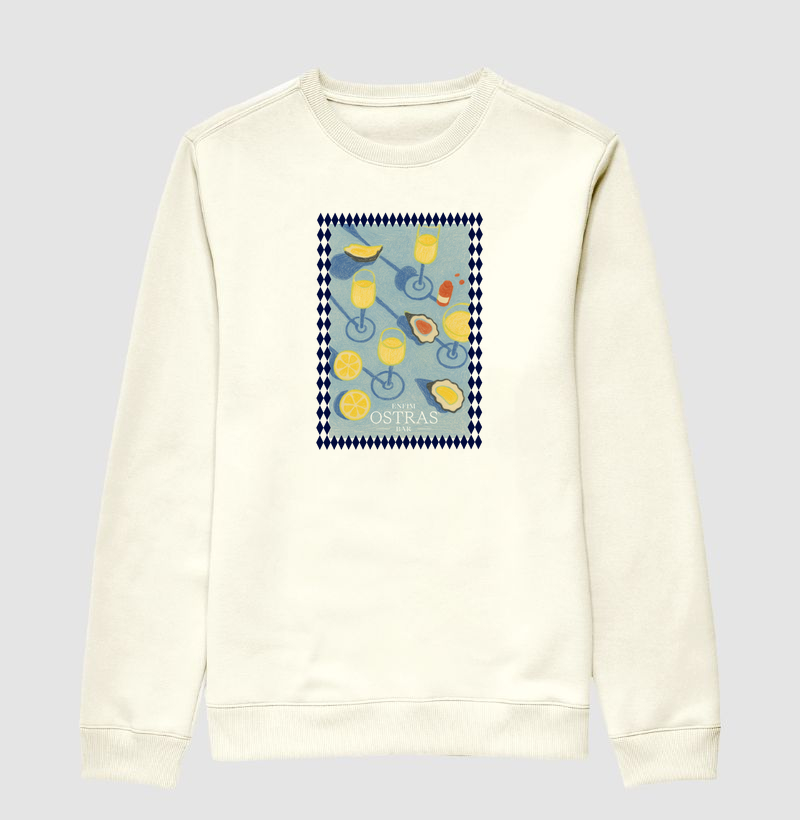 Moletom Enfim Ostras Bar Card