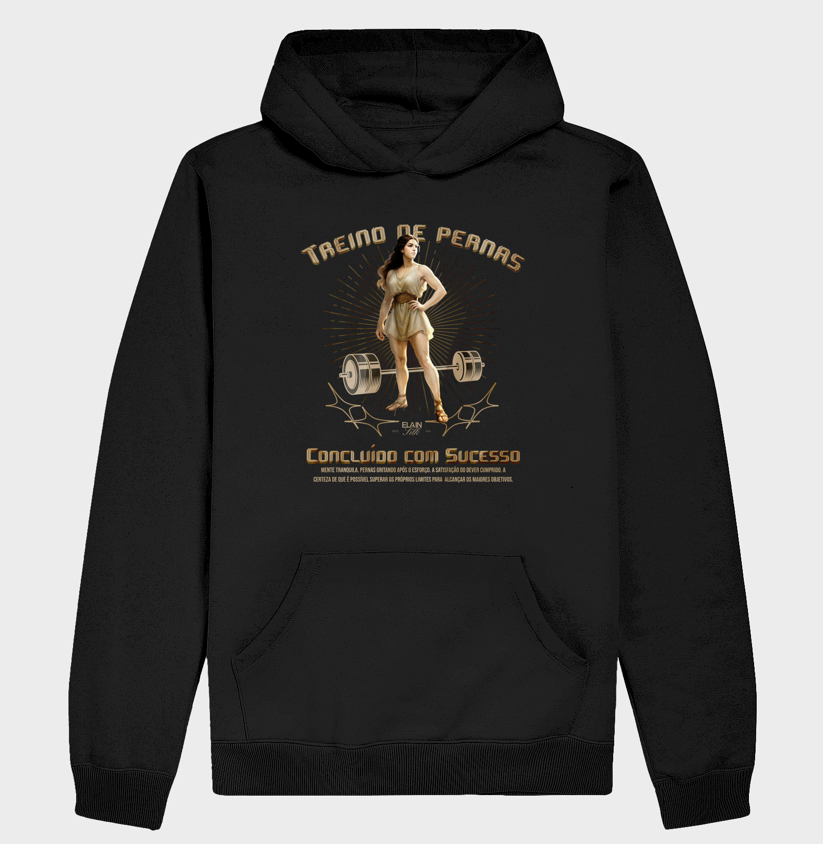 Treino de pernas concluído com sucesso