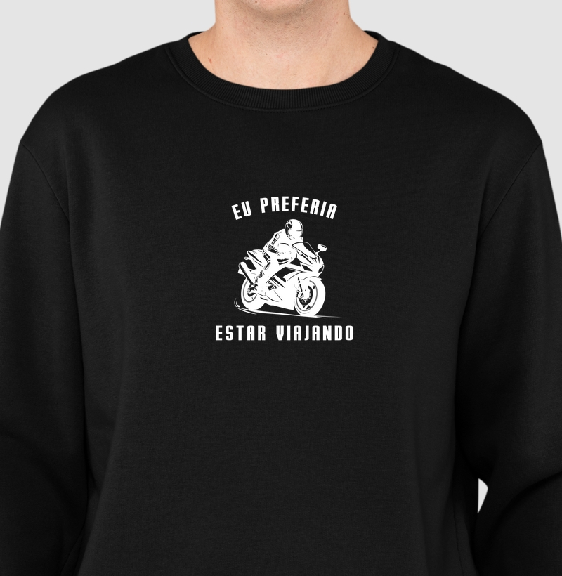 Eu preferia estar viajando