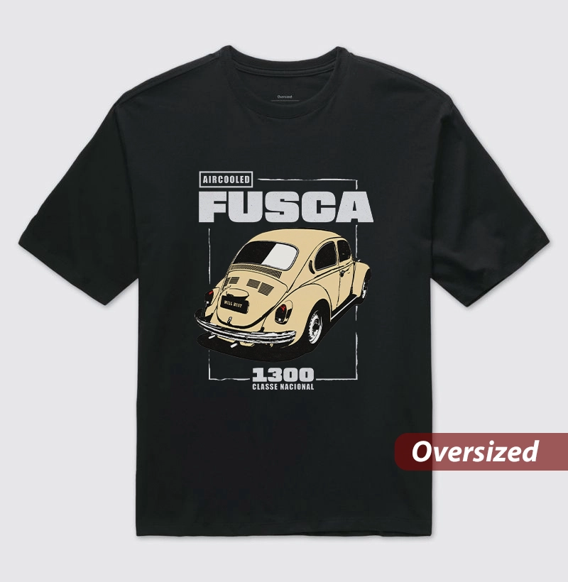 Fusca 1300 | Bege - Camiseta Oversized
