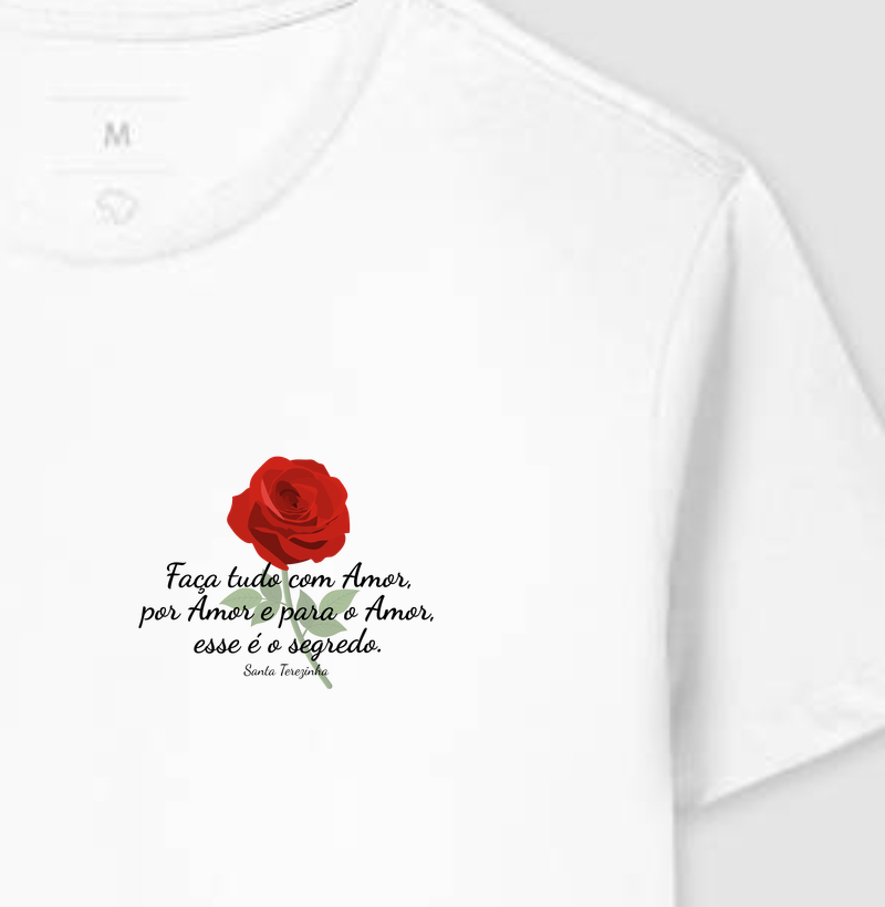 Faça tudo com amor Frase