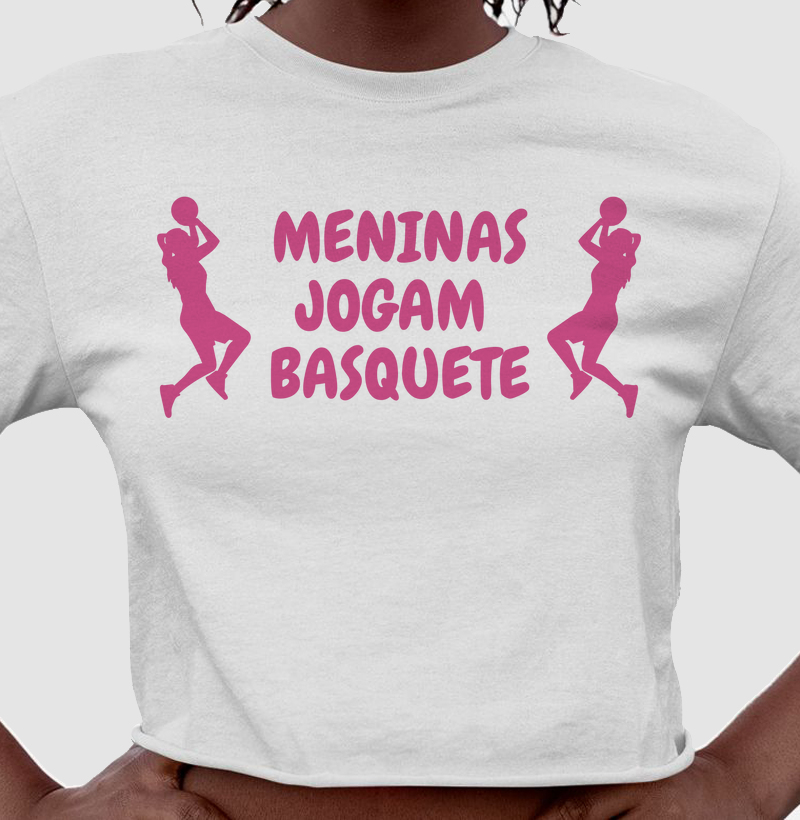 MENINAS JOGAM BASQUETE