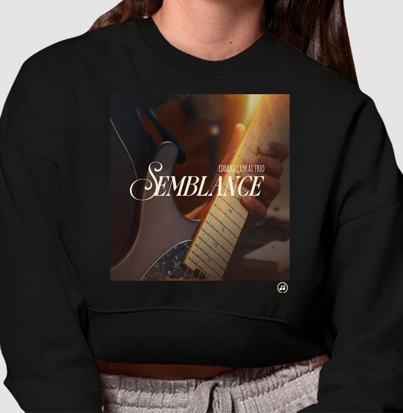 Edgard Cabral - Capa Semblance - Cropped Moletom