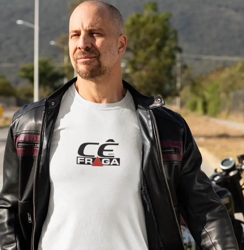 T-Shirt Masculino Branca - Cê Fraga