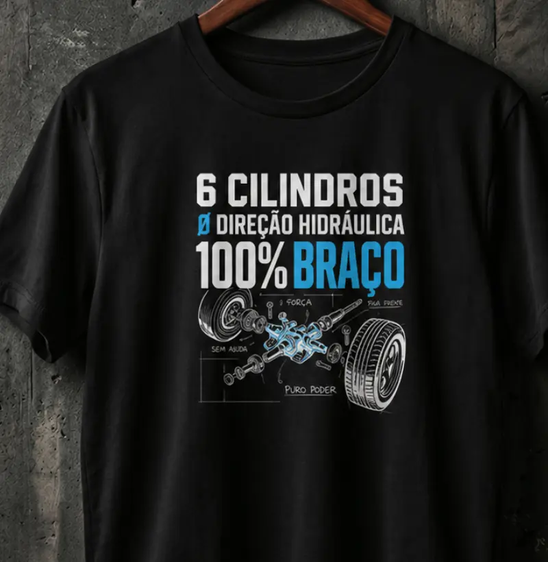 6 cilindros - 100% braço