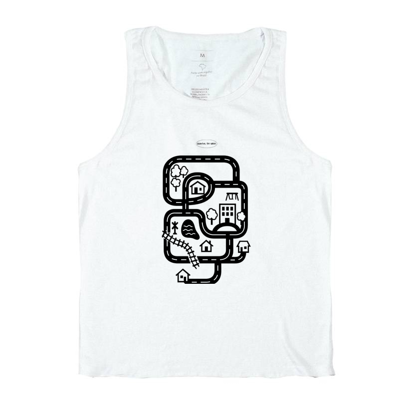Camiseta pista de criança brincar