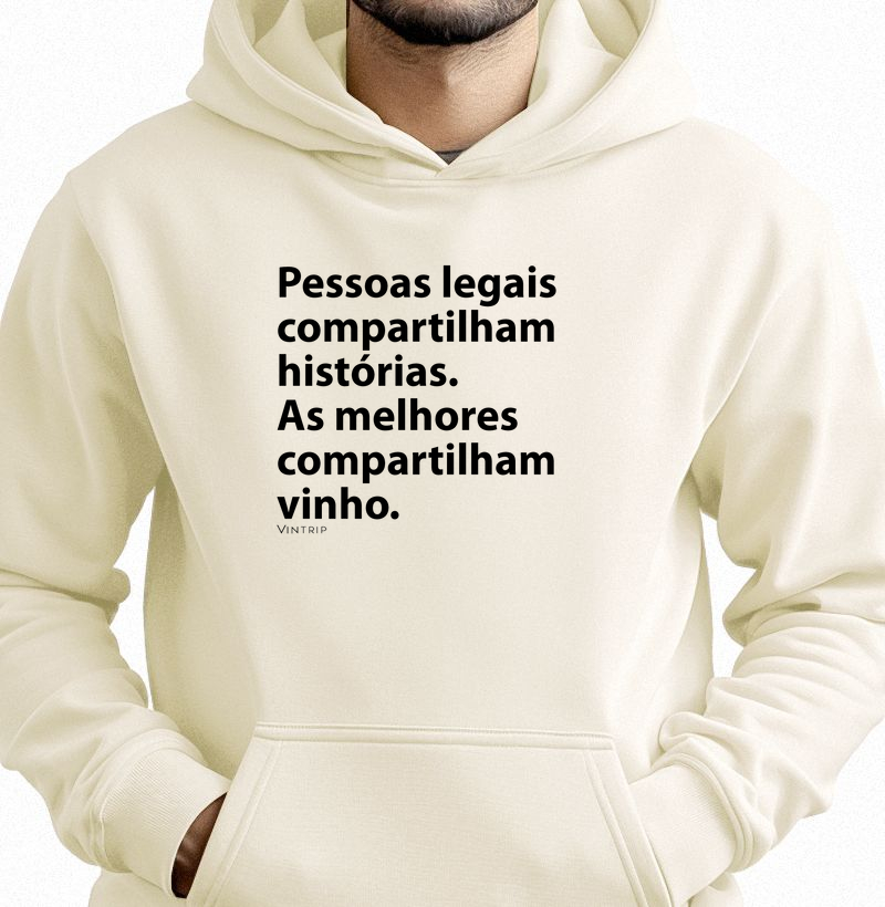 Pessoas legais compartilham histórias. As melhores compartilham vinho.