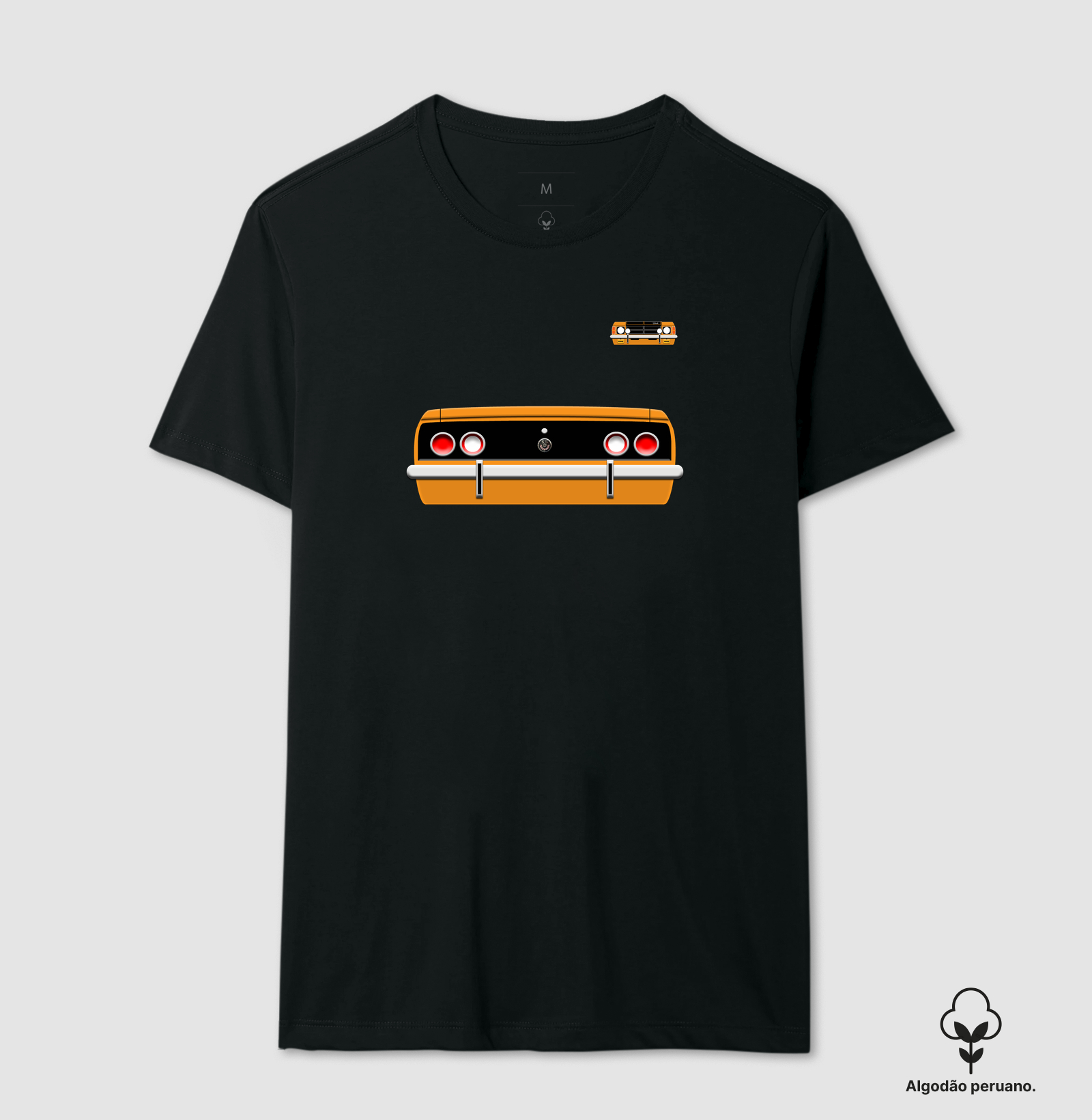 Opala SS Traseira e mini frente - Camiseta Algodão Peruano