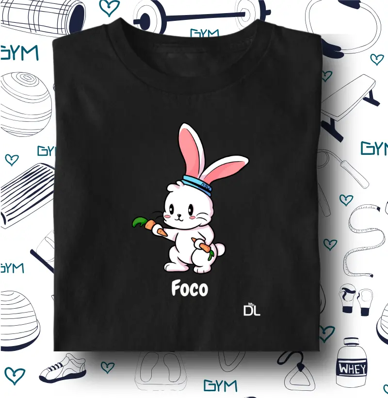 Rabbit Mow - Camiseta Algodão Peruano