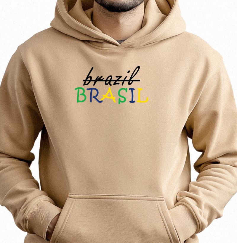 Casaco Moletom Brasil com S