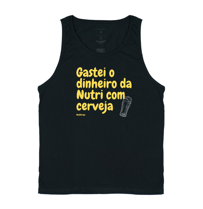 Gastei o dinheiro da Nutri com cerveja