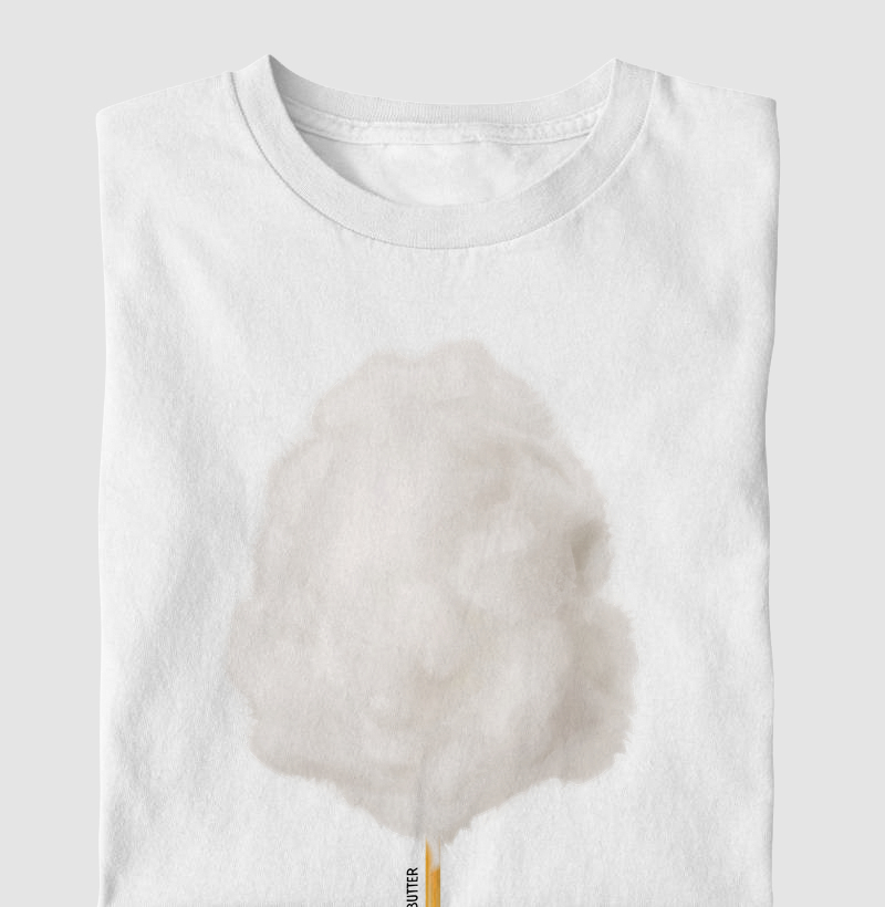 Camiseta Infantil Algodão Doce Côco