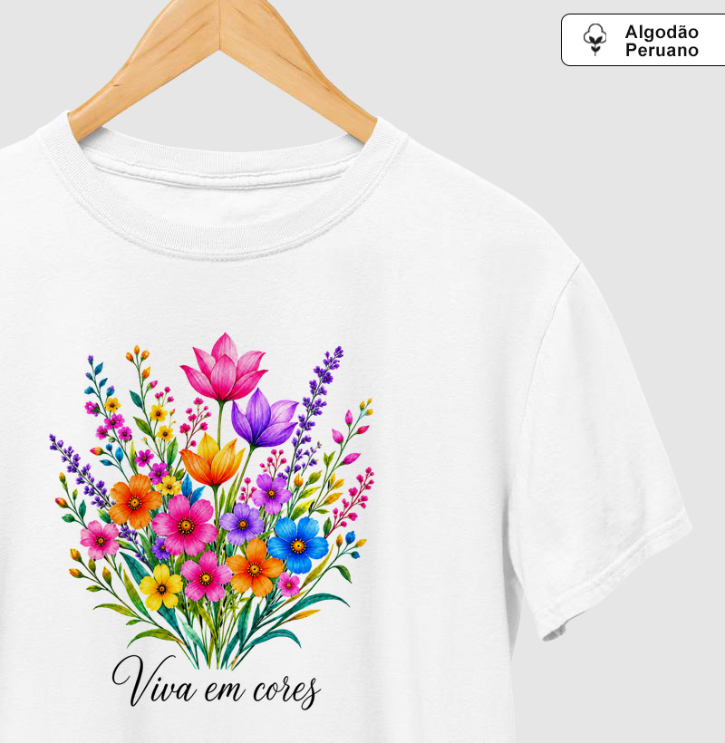 Camiseta Viva em Cores
