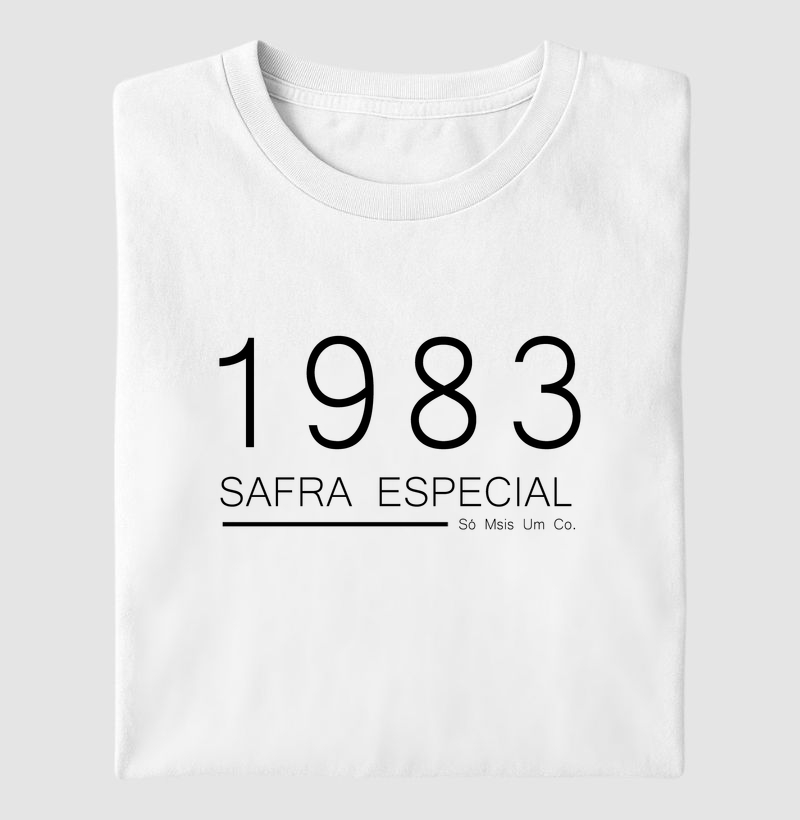 Camiseta Safra 1983 - Cores Claras