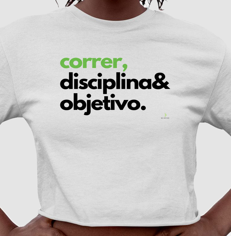 Correr, disciplina e objetivo