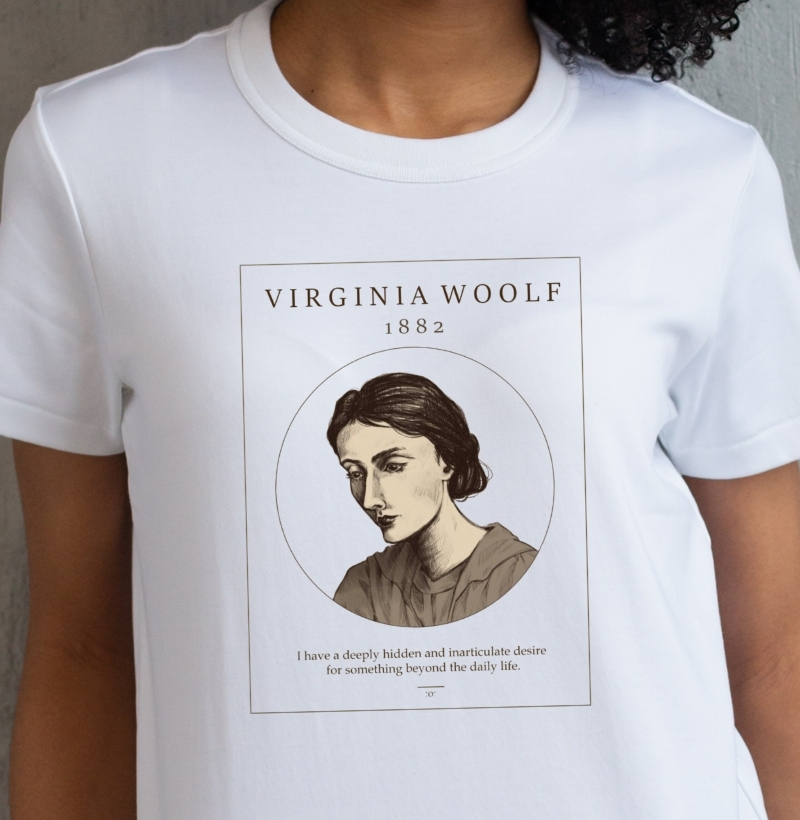 Virginia Woolf Old Card