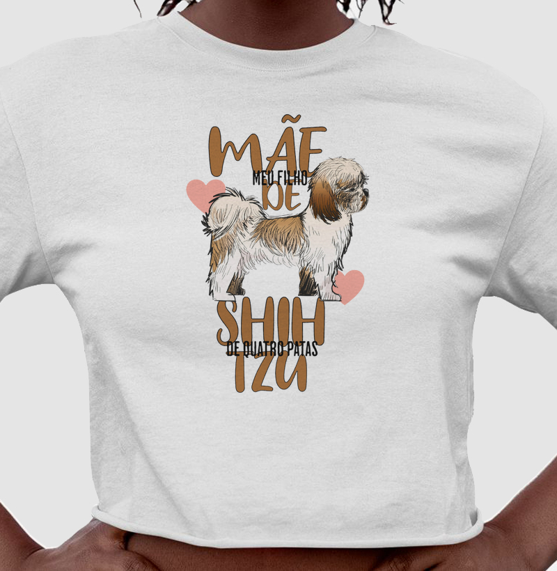 Cropped Mãe de Shih Tzu