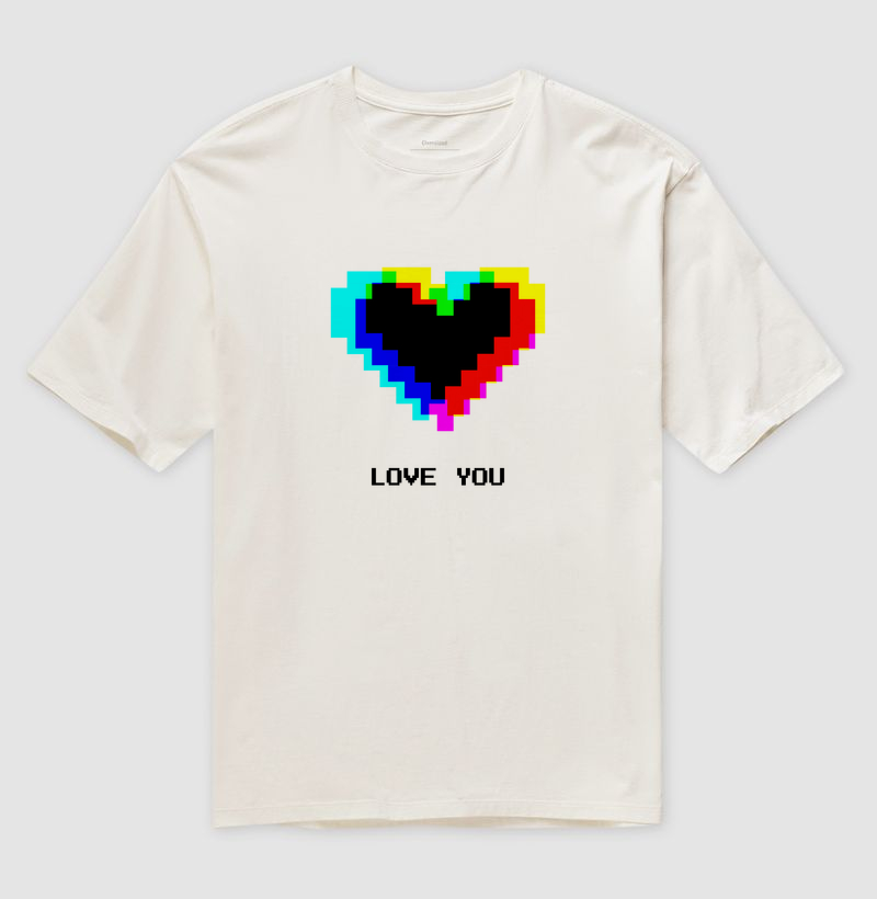 LOVE YOU – PIXEL HEART