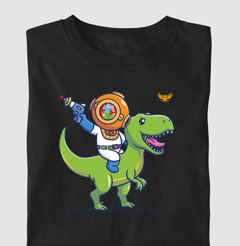 Autismo Dinossauro Mergulhador Espacial