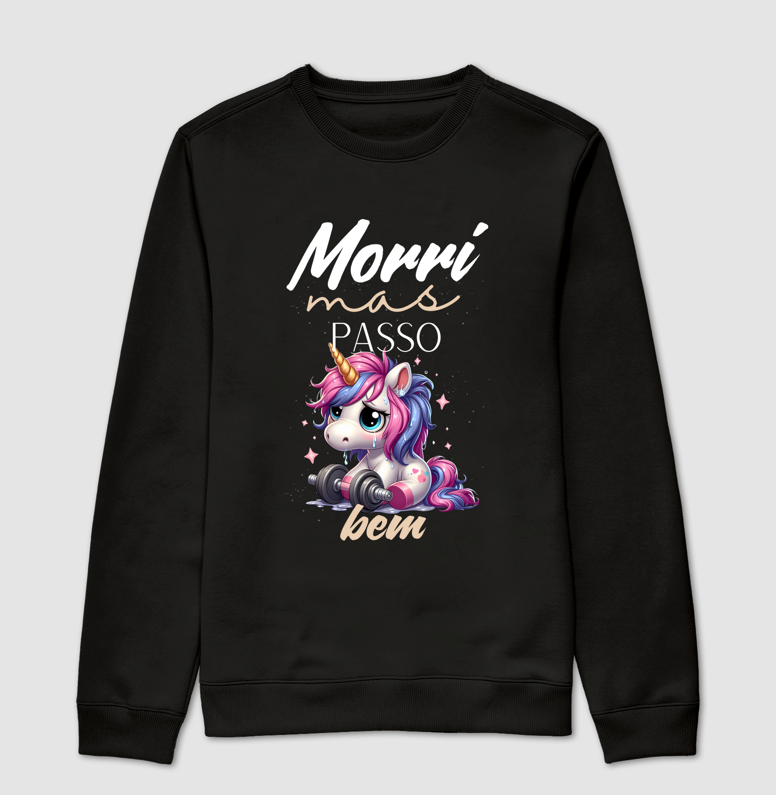 Morri, mas passo bem