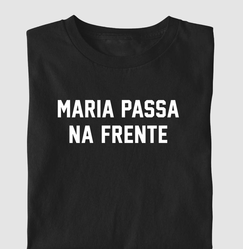 Maria Passa na Frente Escrita