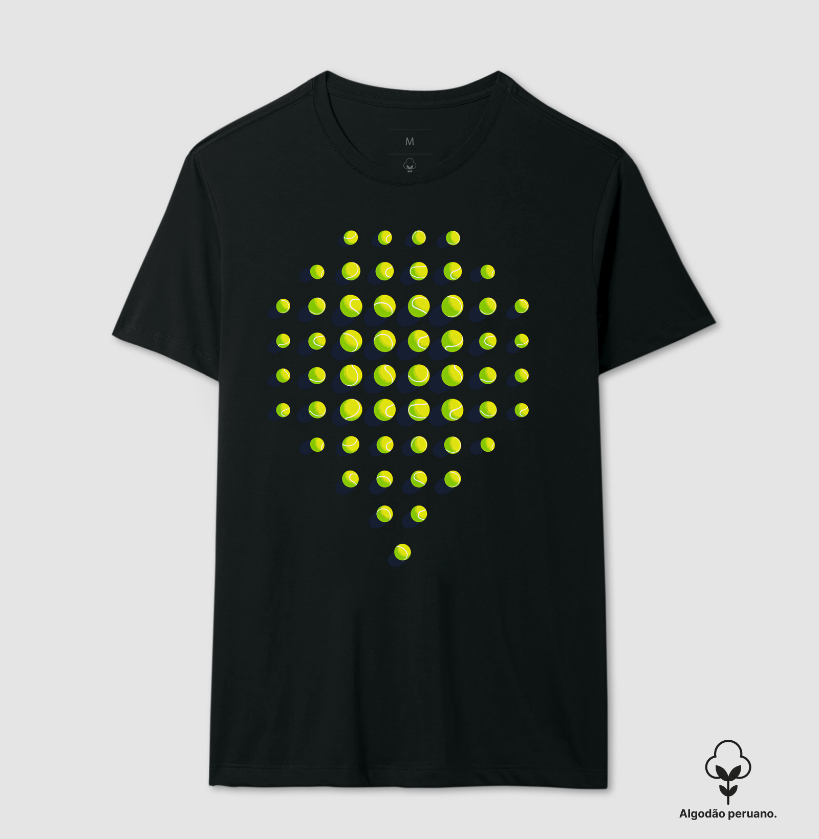 Camiseta Padel Raquete de Bolinhas