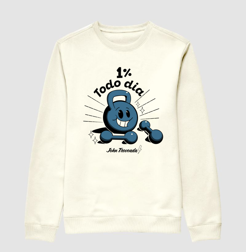 Suéter Moletom 1% todo dia 