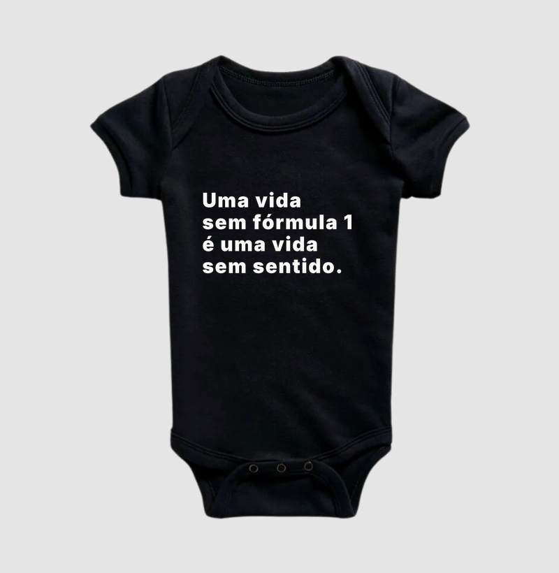 Vida sem fórmula 1 - Body Infantil