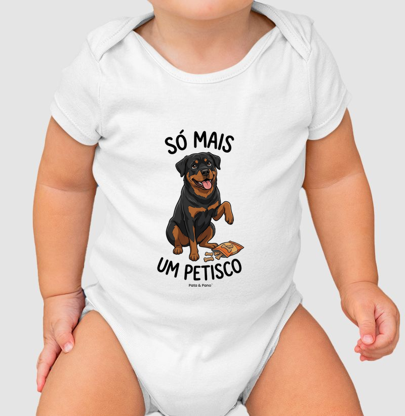 BODY BEBÊ ROTTWEILER PETISCO