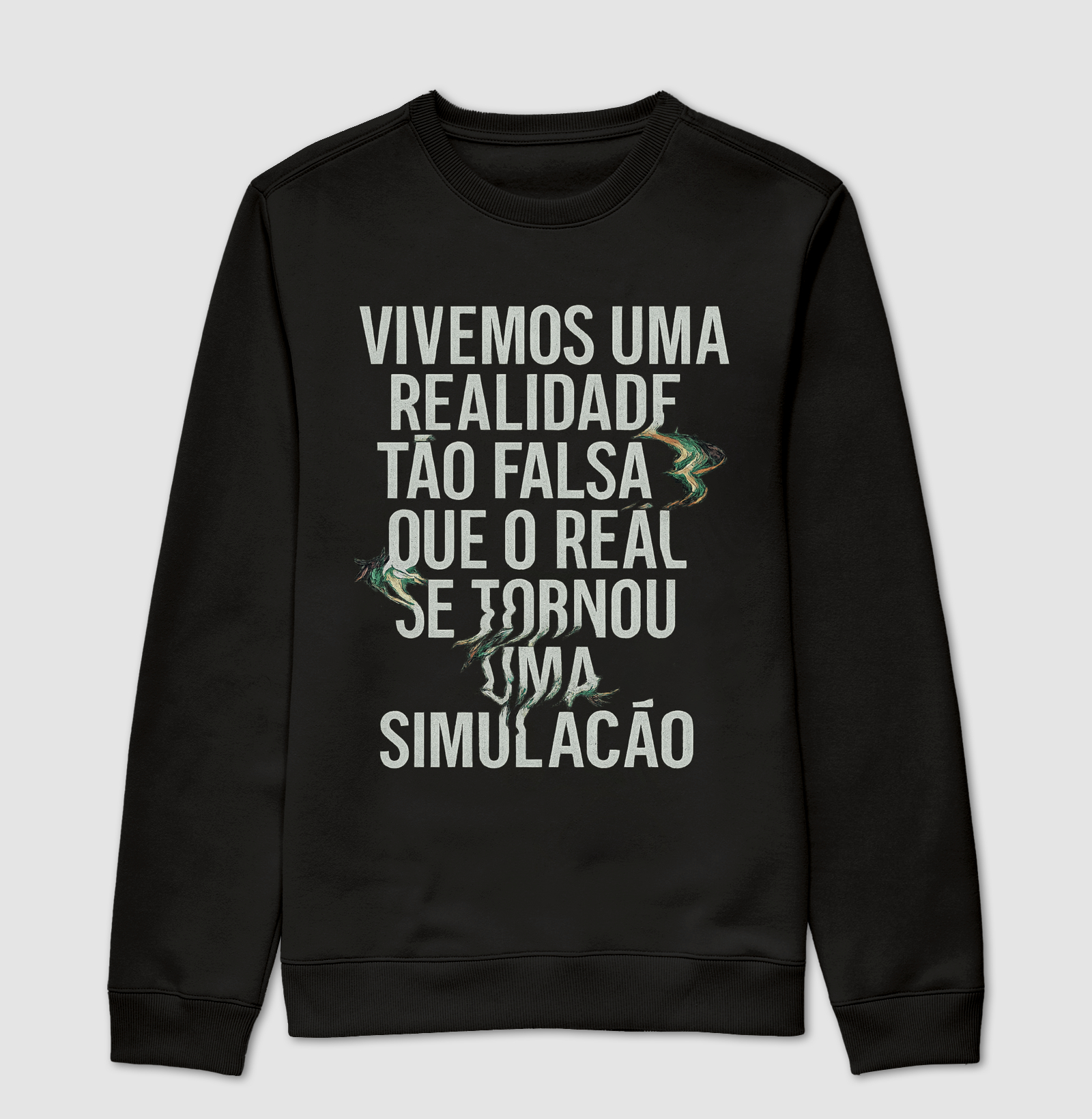 "Vivemos uma realidade tão falsa que o real se tornou uma simulação."