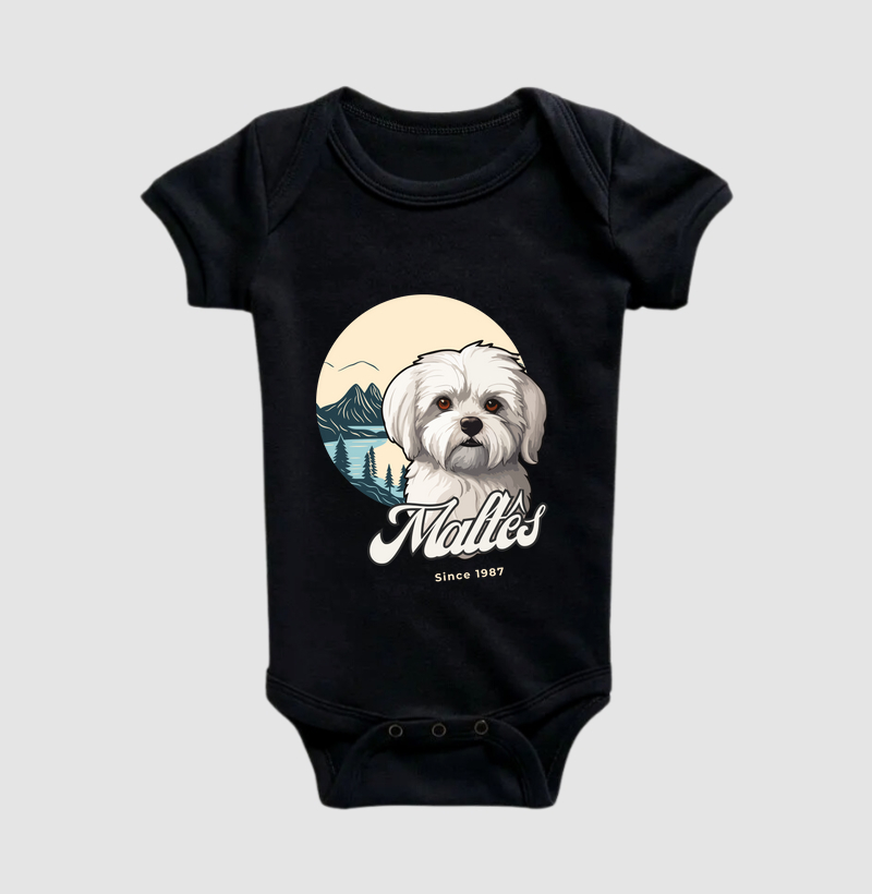 Body Infantil  Maltês Busto Dog Pulse