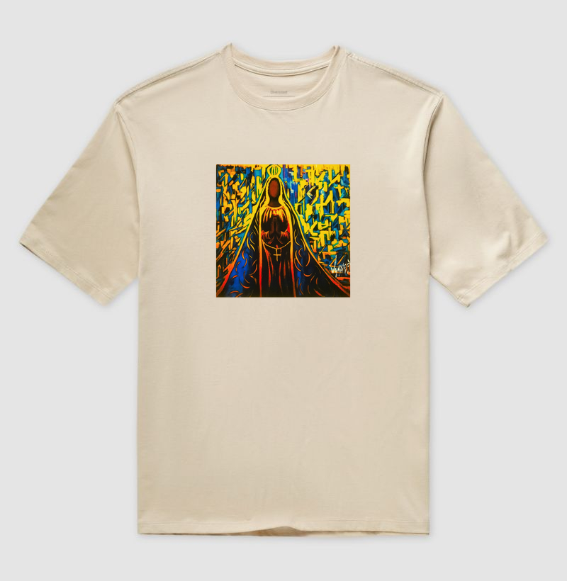 Camiseta Oversized Nossa Senhora Arte Sacra