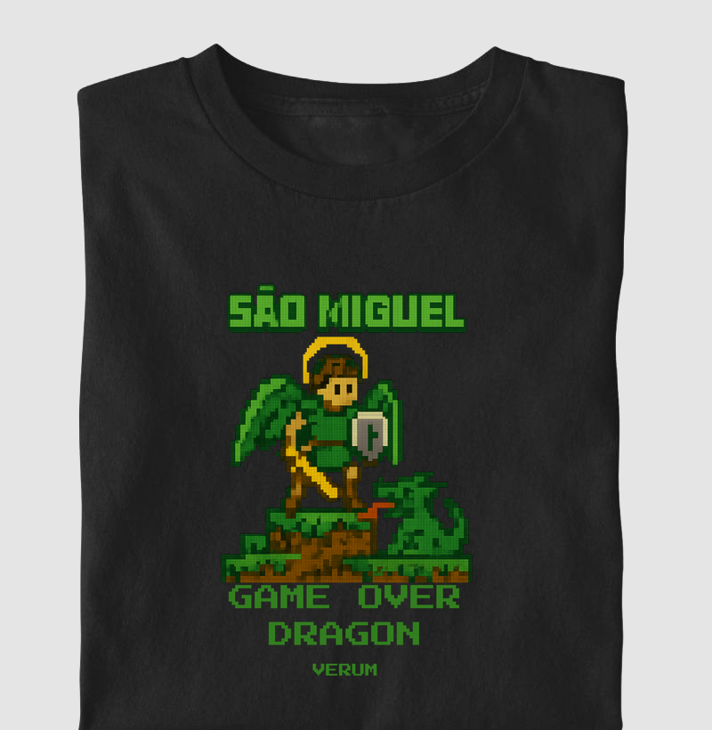 Camiseta São Miguel Arcanjo – Game Over Dragon | Verum