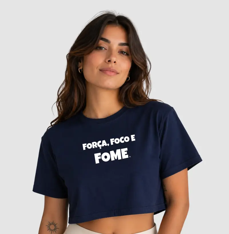 Cropped Força, foco e fome  