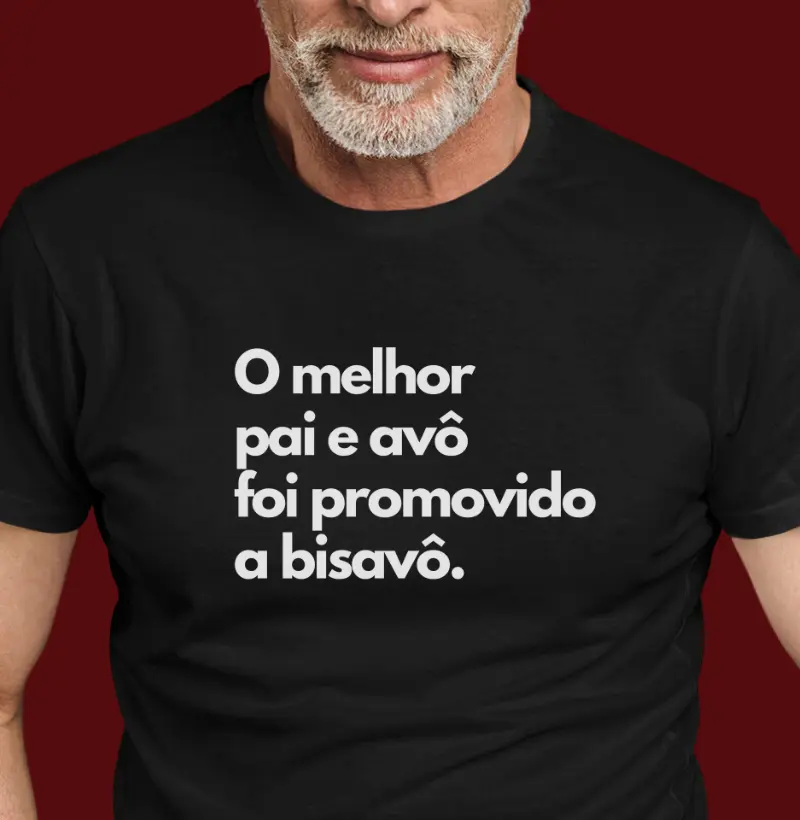 O melhor pai e avô foi promovido a bisavô.