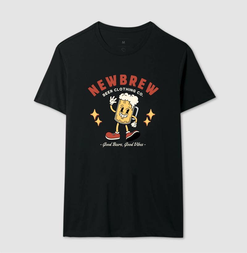 Good Beers, Good Vibes - New Brew - Camiseta