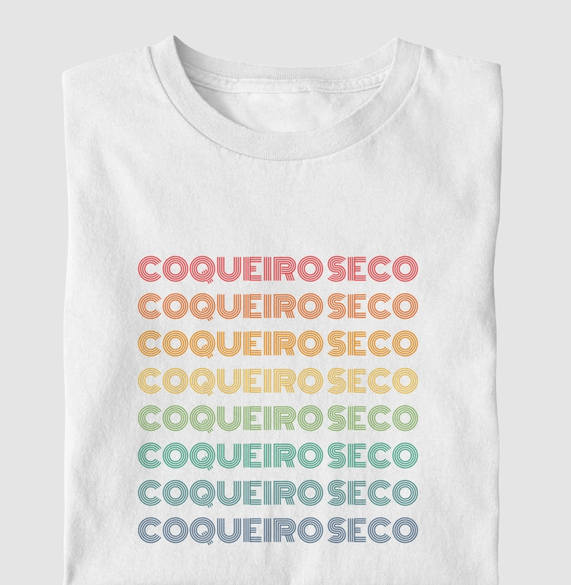 Coqueiro Seco Letreiro Retrô