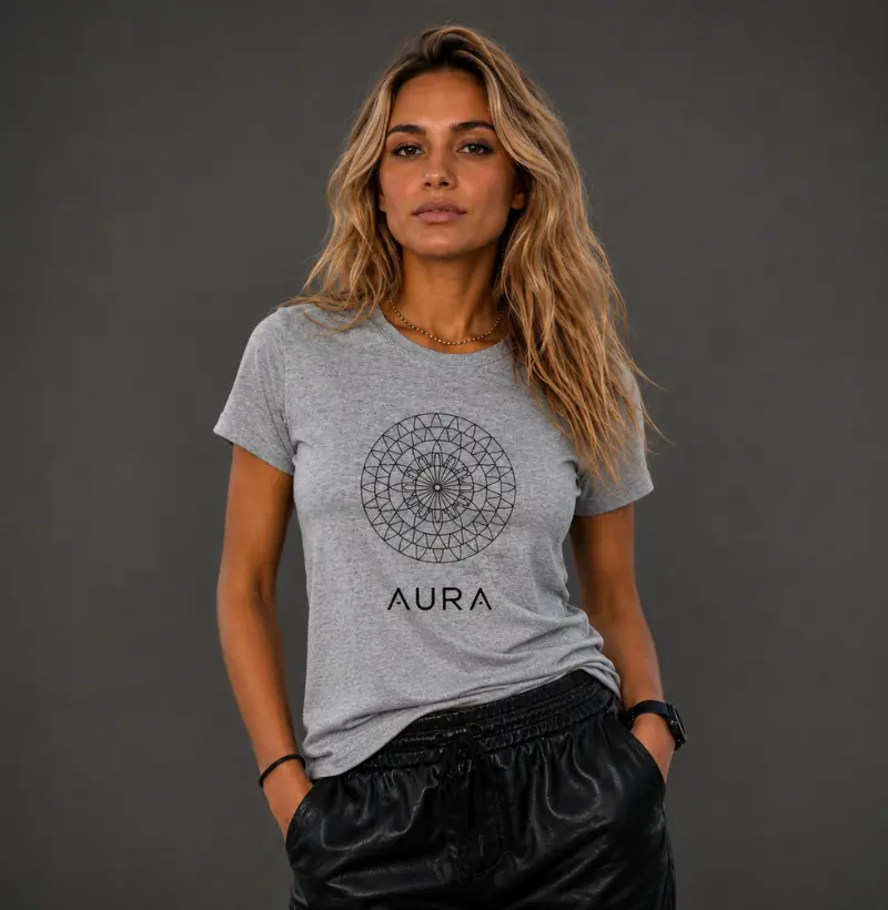 Camiseta Sacred Mandala — Estampa Preta