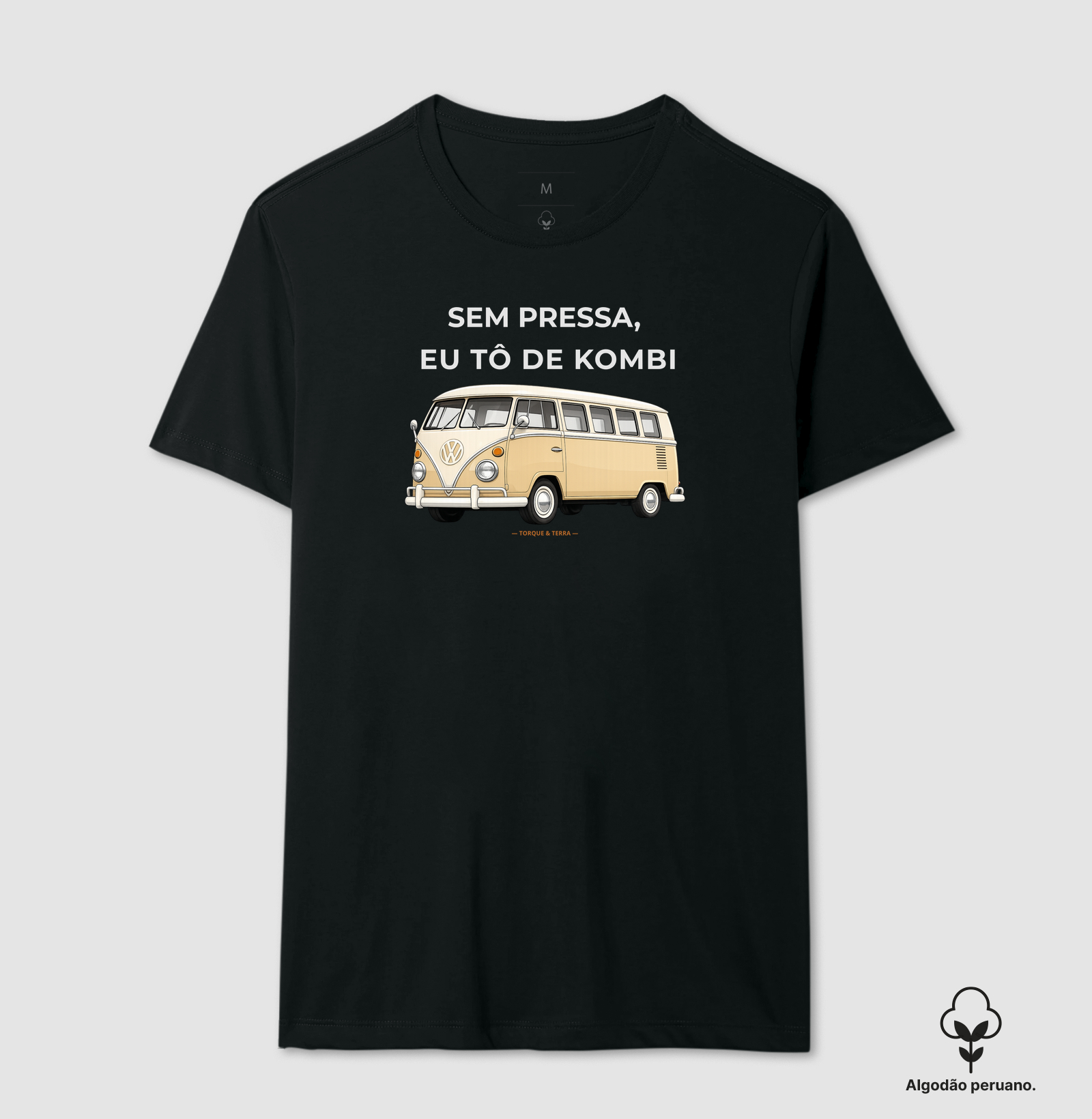 Sem pressa, eu tô de Kombi - bege