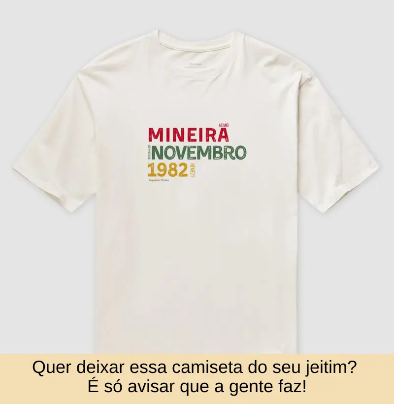 As mió MINEIRA - personalizável